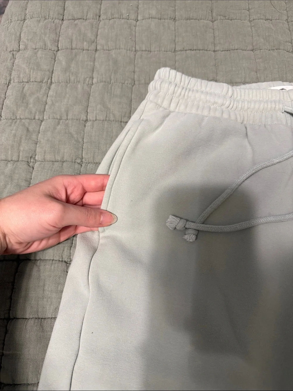 Zyia Active Muted Mint Relaxation Sweatshirt & Joggers Set - Medium